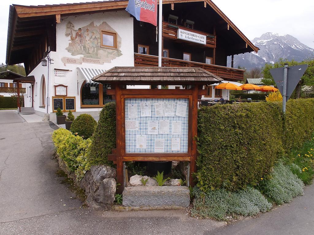 Cafe Pension Eckerbrunn Schoenau am Koenigsee Exterior photo